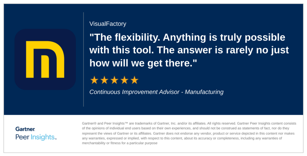 Gartner Peers Insights voice of the customer review.